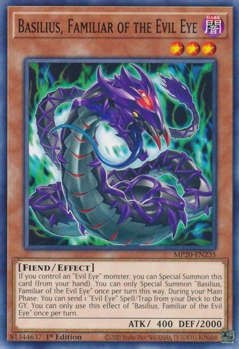 Basilius, Familiar of the Evil Eye