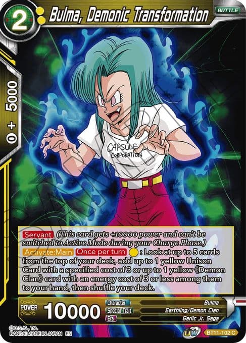 Bulma, Demonic Transformation