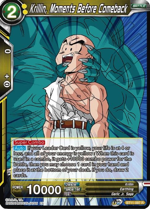 Krillin, Moments Before Comeback