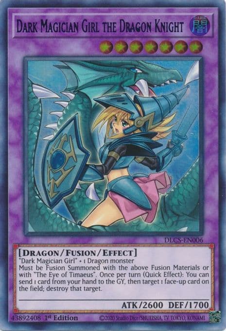Dark Magician Girl the Dragon Knight (Alternate Art) (Blue)