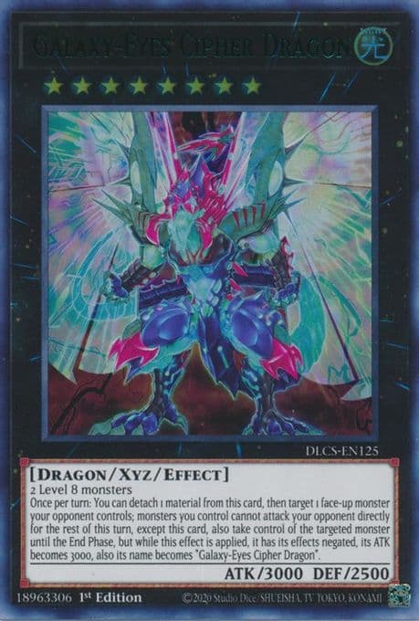 Galaxy-Eyes Cipher Dragon (Green)