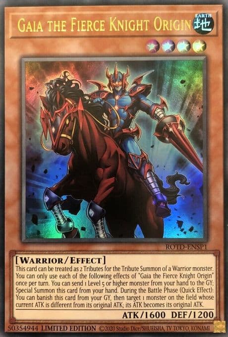 Gaia the Fierce Knight Origin