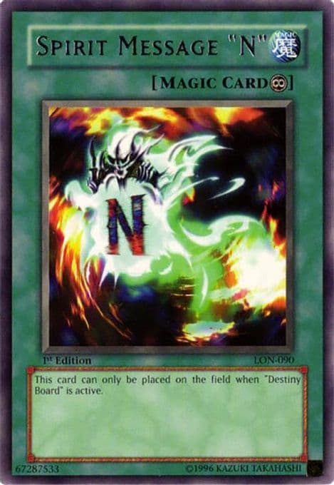 Spirit Message "N"