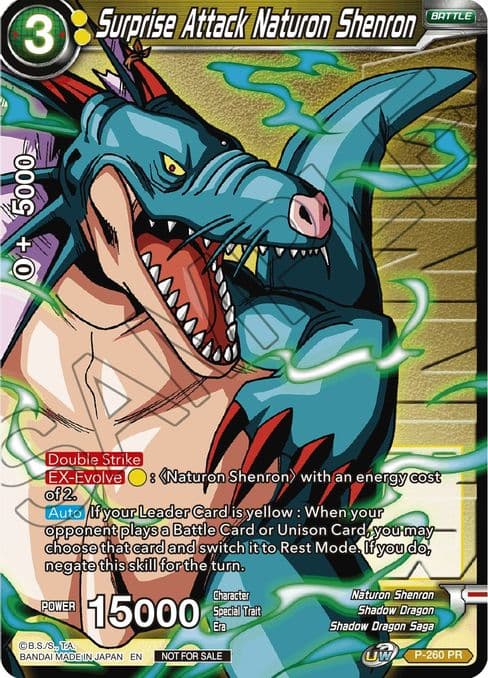 Surprise Attack Naturon Shenron (Winner Stamped)