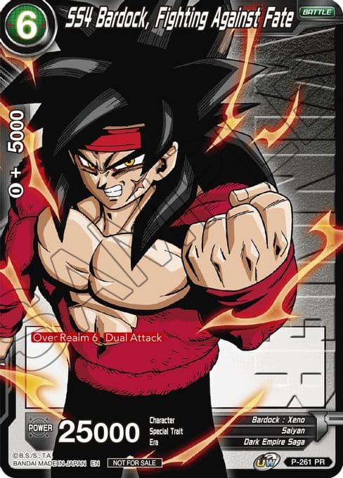 SS4 Bardock, Fighting Against Fate (Winner Stamped)