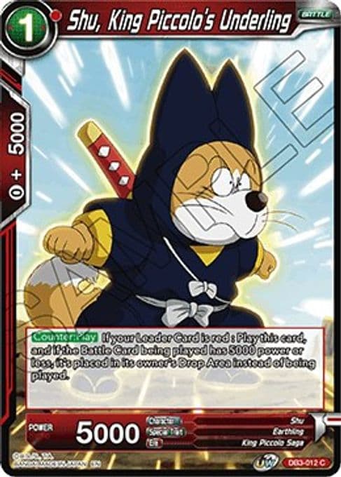 Shu, King Piccolo's Underling