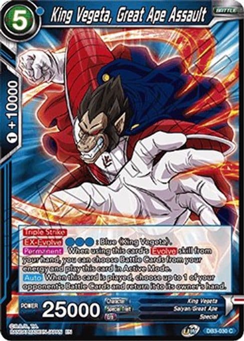 King Vegeta, Great Ape Assault