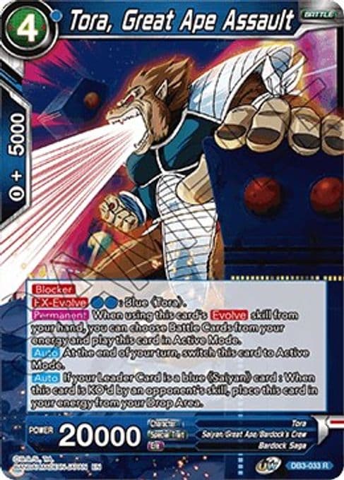 Tora, Great Ape Assault