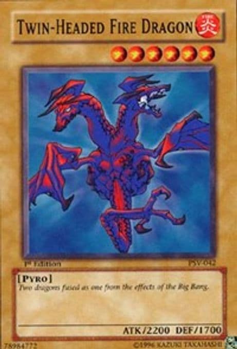 Twin-Headed Fire Dragon