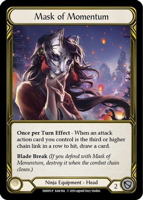 Mask of Momentum (Golden) - FAB005