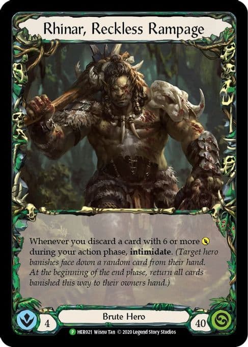 Rhinar, Reckless Rampage (Rainbow) - HER021