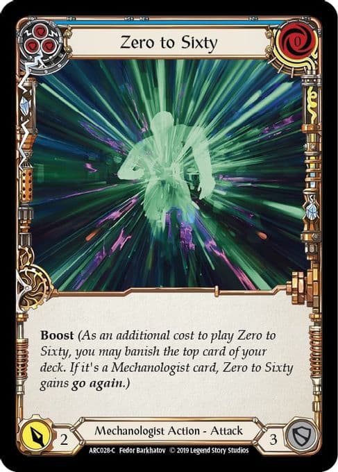 Zero to Sixty (Blue)