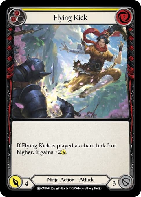 Flying Kick (Yellow)