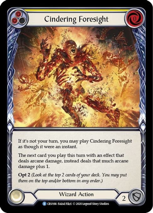 Cindering Foresight (Yellow)
