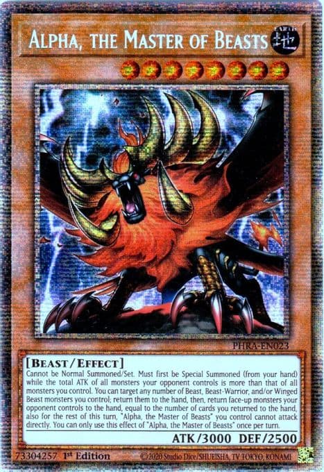 Alpha, the Master of Beasts (Starlight Rare)