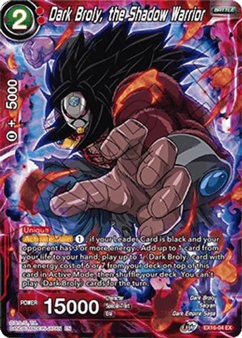 Dark Broly, the Shadow Warrior