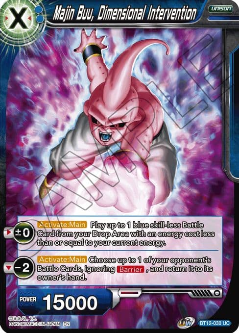 Majin Buu, Dimensional Intervention