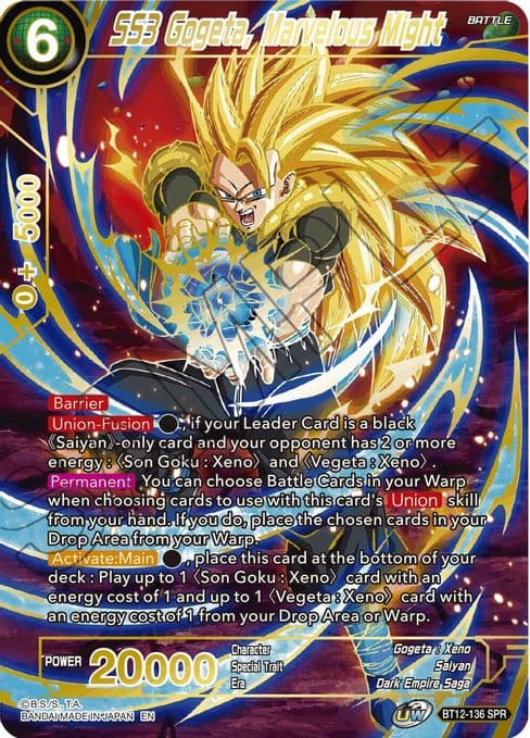 SS3 Gogeta, Marvelous Might (SPR)