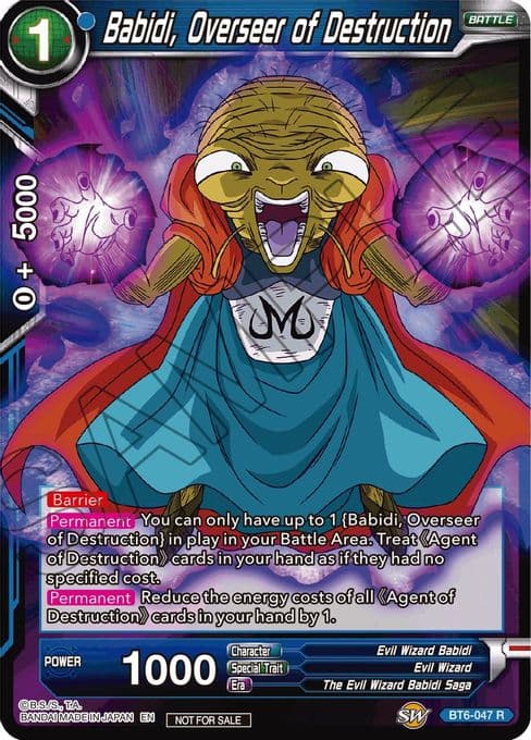 Babidi, Overseer of Destruction (Gold Stamped)