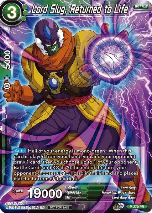 Lord Slug, Returned to Life (Unison Warrior Series Tournament Pack Vol.3)