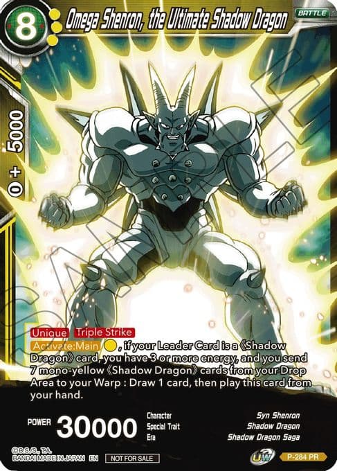 Omega Shenron, the Ultimate Shadow Dragon (Unison Warrior Series Tournament Pack Vol.3)