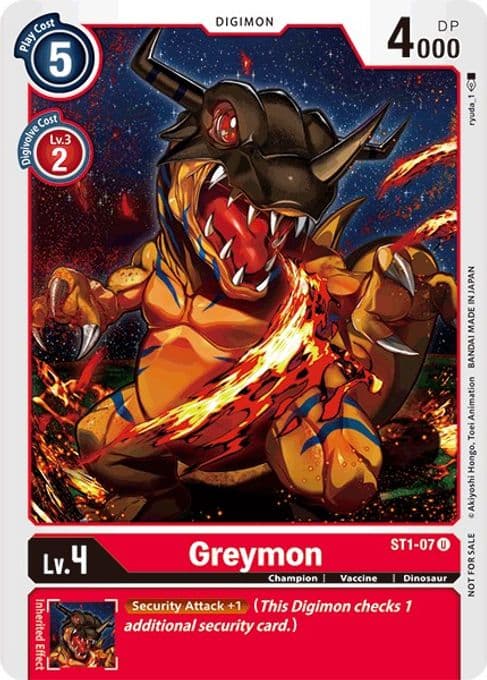 Greymon - ST1-07 (Tamer Party Promo)