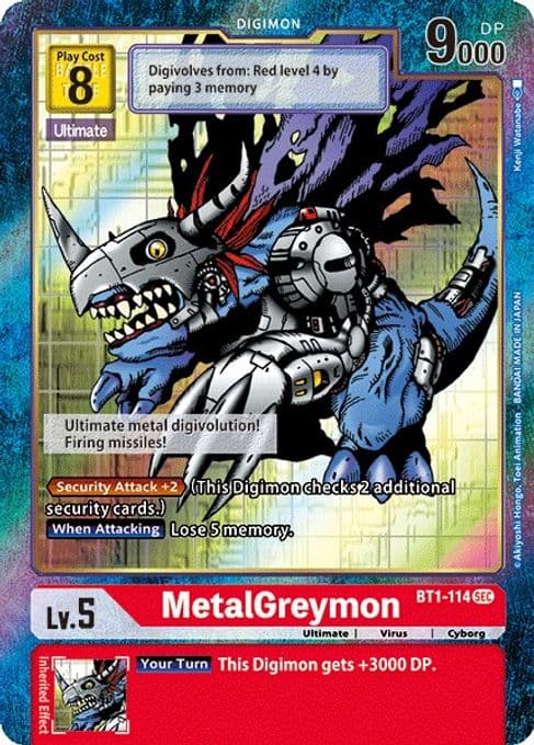 MetalGreymon (Secret Rare) (Alternate Art)