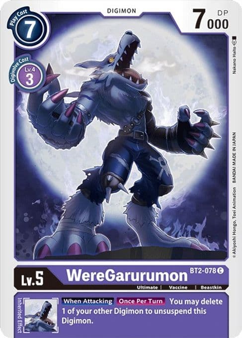 WereGarurumon - BT2-078