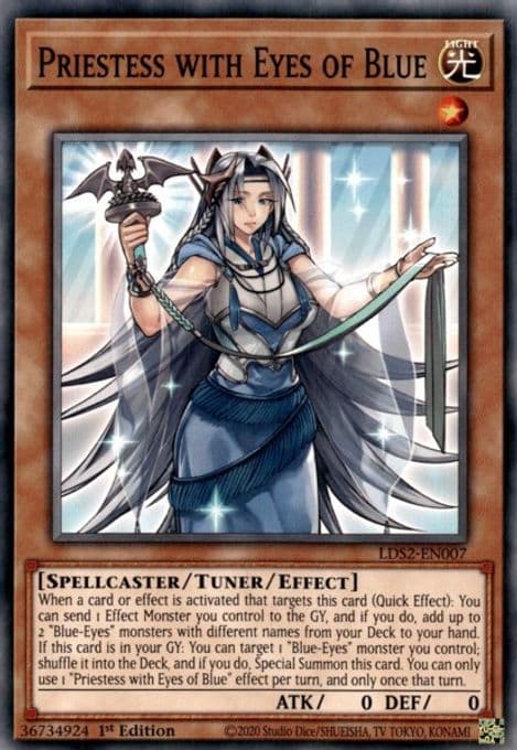 Priestess with Eyes of Blue
