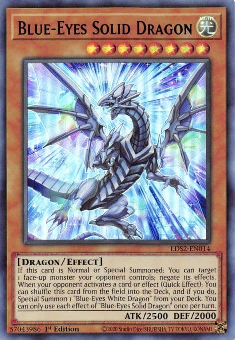Blue-Eyes Solid Dragon (Blue)