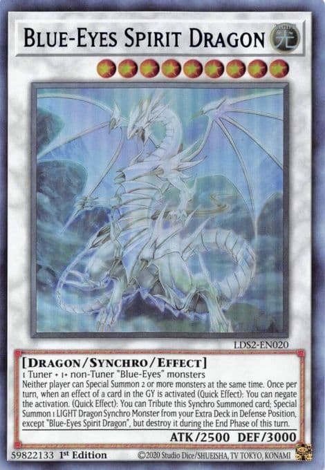 Blue-Eyes Spirit Dragon (Purple)