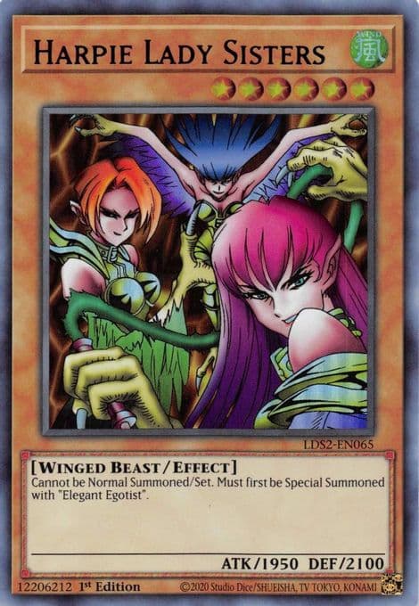 Harpie Lady Sisters (Purple)