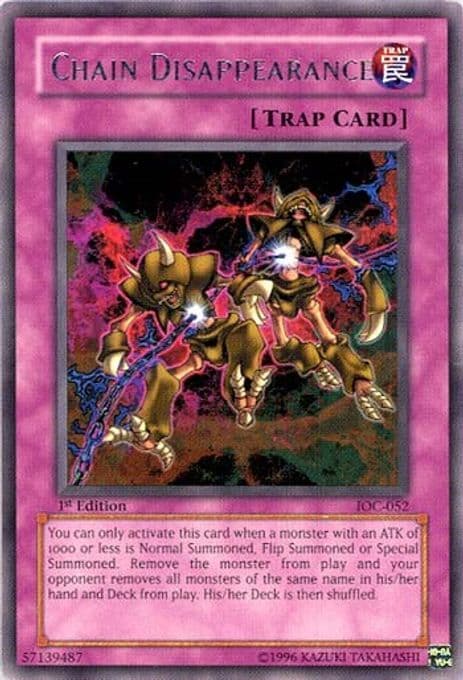 Chain Disappearance