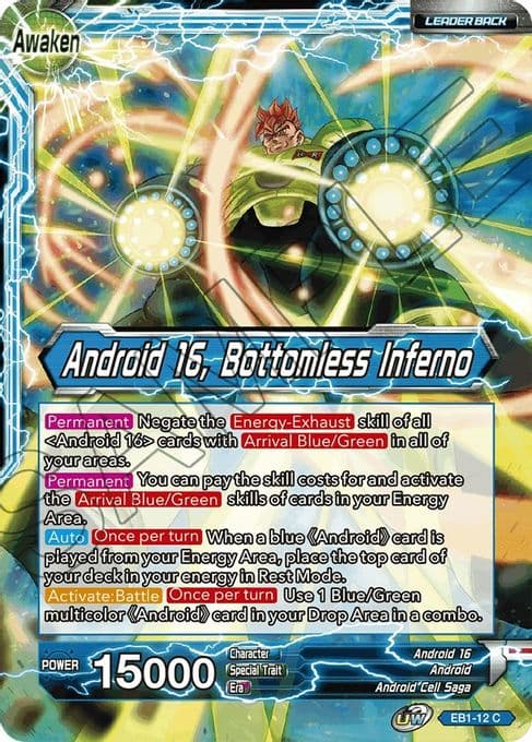 Android 16 // Android 16, Bottomless Inferno
