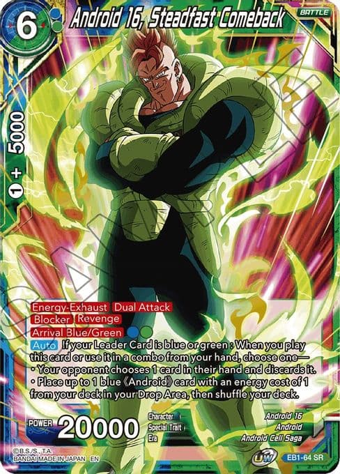 Android 16, Steadfast Comeback