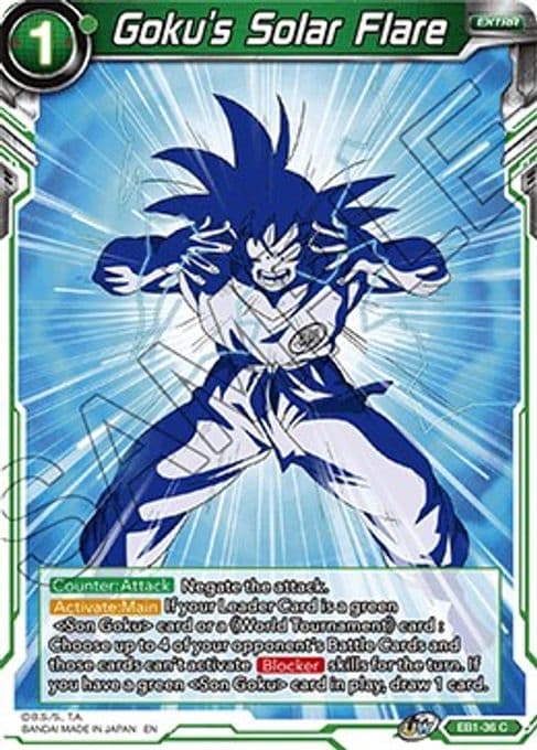 Goku's Solar Flare
