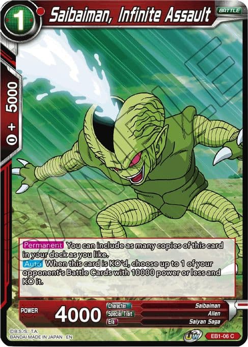 Saibaiman, Infinite Assault