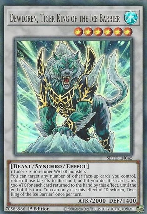 Dewloren, Tiger King of the Ice Barrier