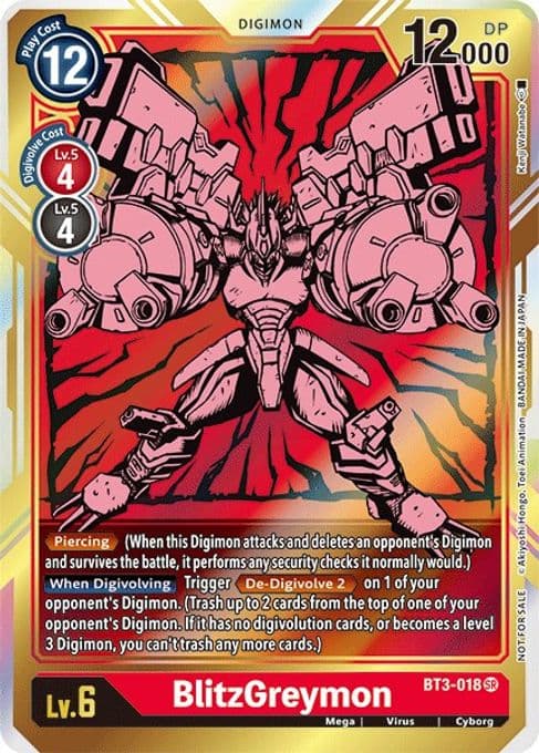 BlitzGreymon - BT3-018 (Dash Pack Ver. 1.5)