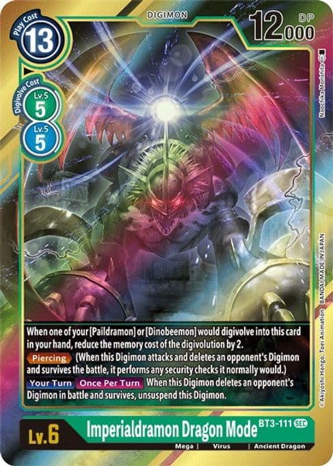Imperialdramon Dragon Mode (Secret Rare) (Alternate Art)