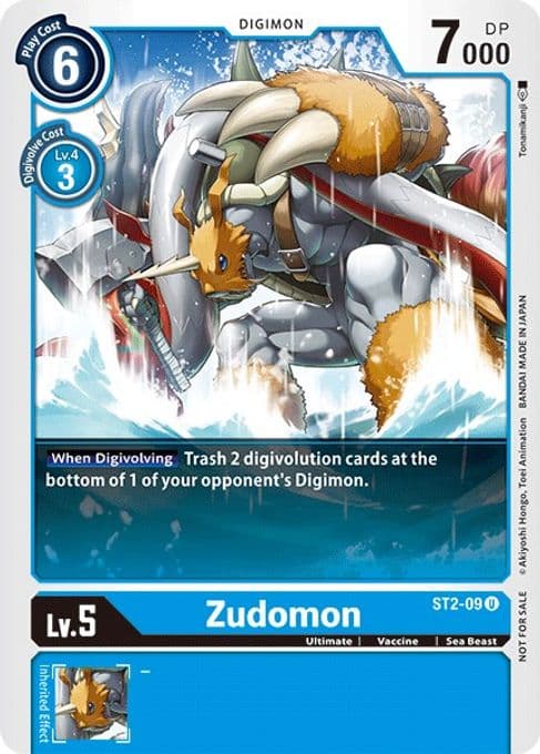 Zudomon - ST2-09 (Tamer Battle Pack 1)