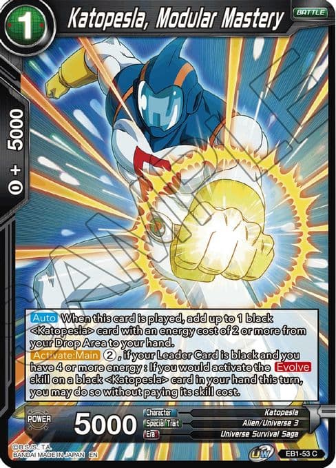Katopesla, Modular Mastery