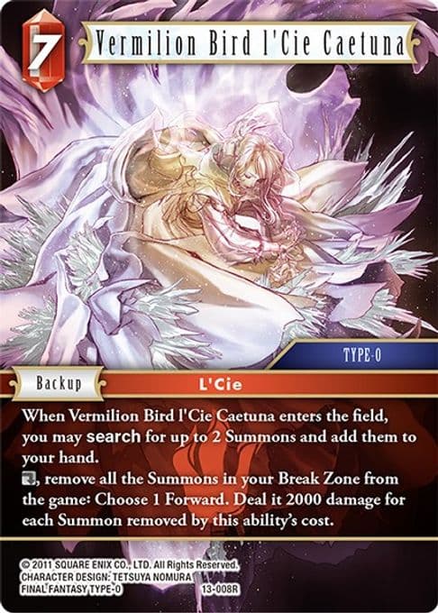 Vermilion Bird l'Cie Caetuna
