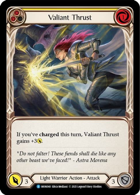 Valiant Thrust (Yellow)