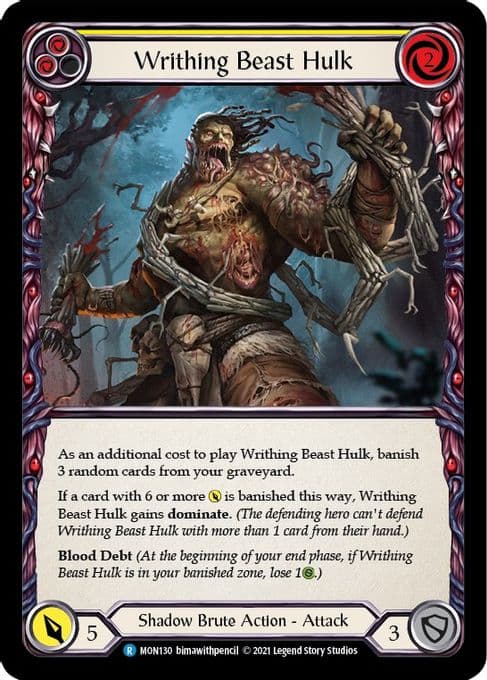 Writhing Beast Hulk (Yellow)