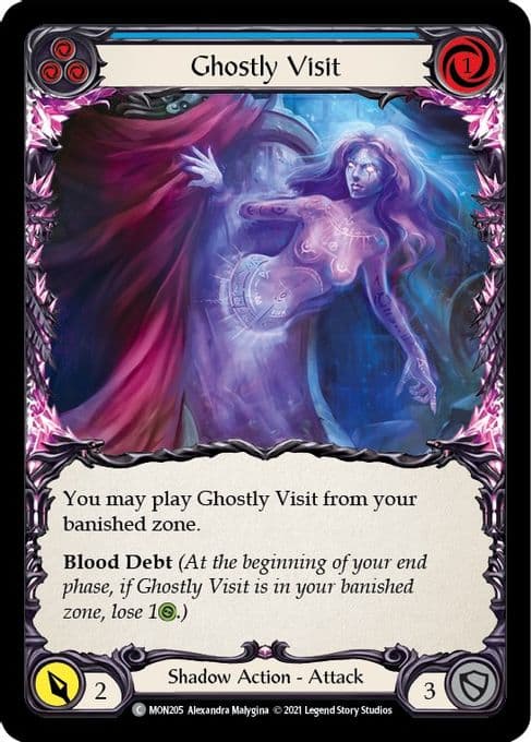 Ghostly Visit (Blue)