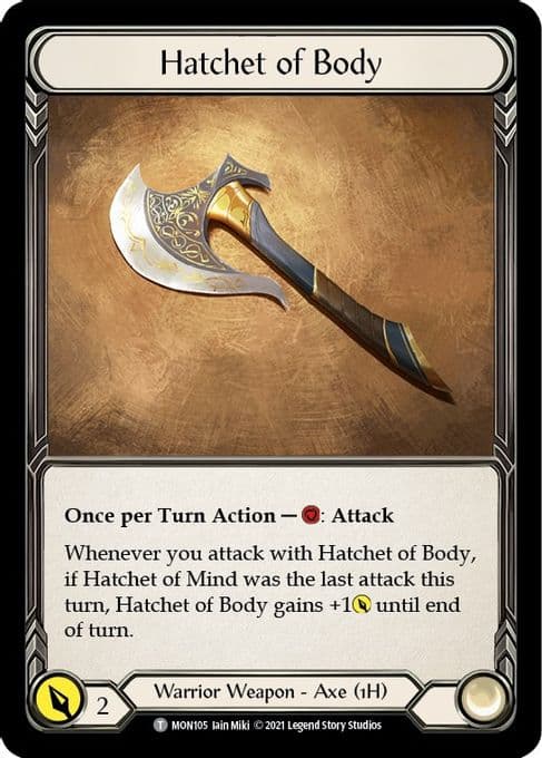 Hatchet of Body // Spectral Shield