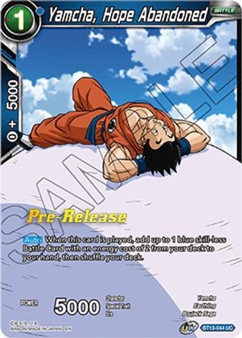 Yamcha, Hope Abandoned