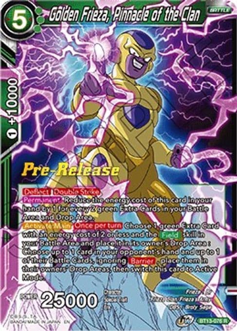 Golden Frieza, Pinnacle of the Clan