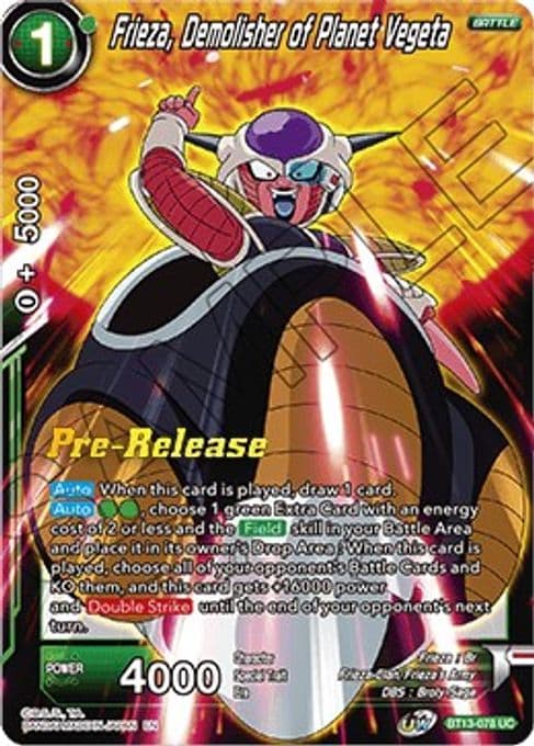 Frieza, Demolisher of Planet Vegeta